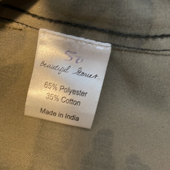 Beautiful Stories XS Army Jacket with Embroidered Detail - Picture 11 of 11